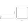 Светильник светодиодный потолочный JAZZWAY PPB SCANDIC-S 36W 4000K WH IP20 5037175