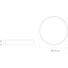 Светильник светодиодный потолочный JAZZWAY PPB SSANDIC-R 90W DIM 3000-6500K GR/W IP20 5037151